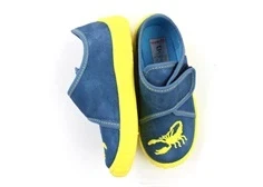 Superfit hjemmesko Bill blau/gelb skorpion